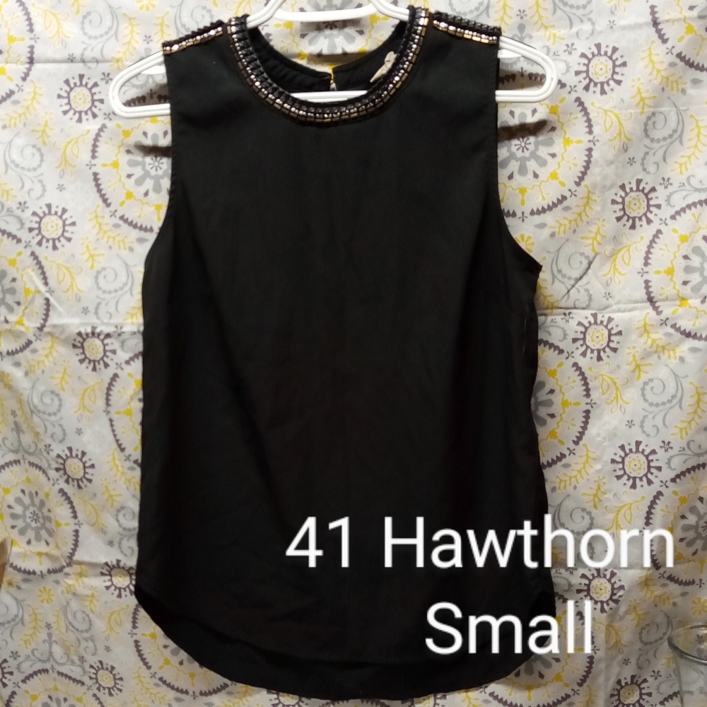 41 Hawthorn embellished sleeveless tank top, small